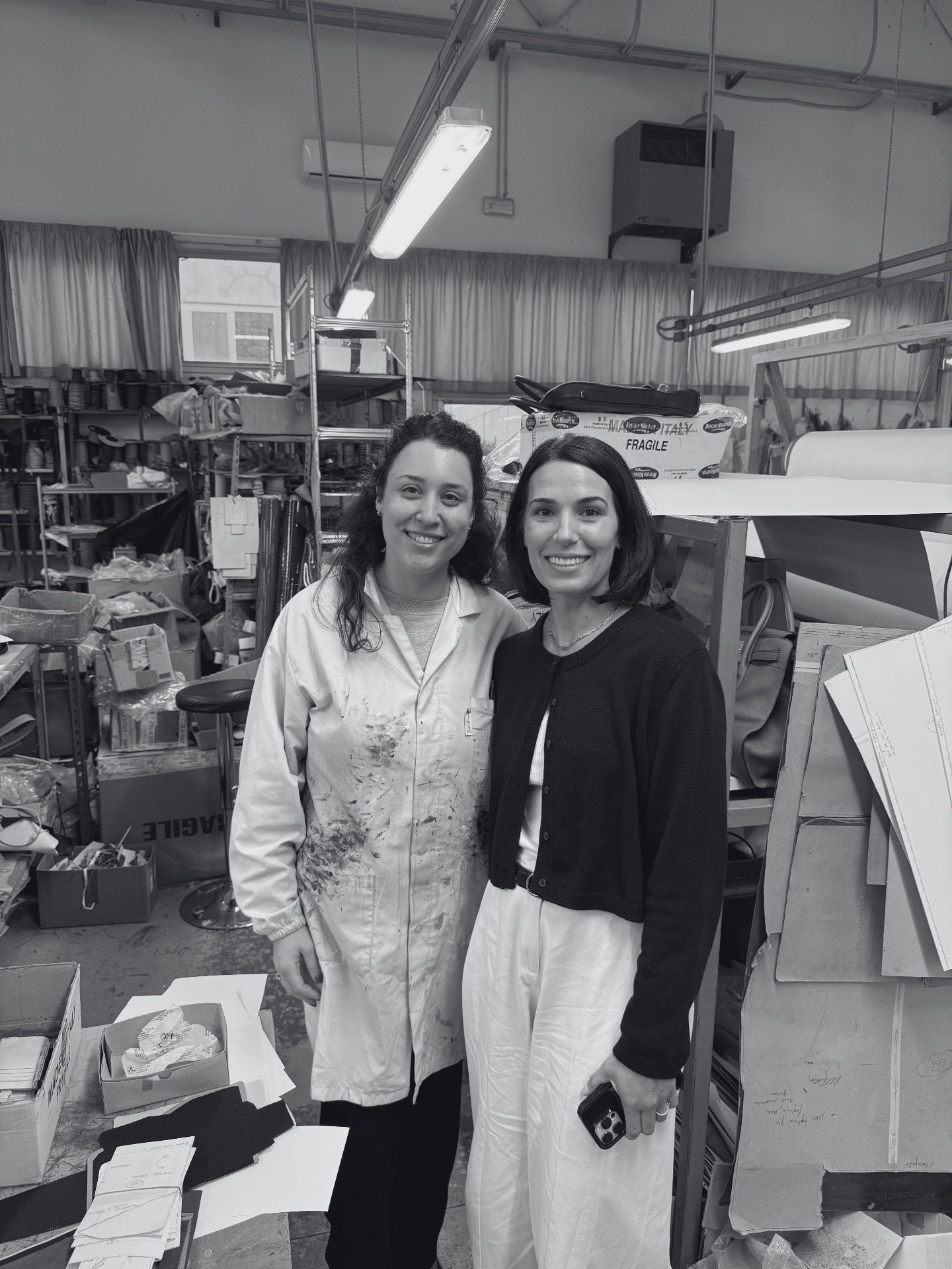 Our latest adventure — inside the atelier in Buti, Tuscany
